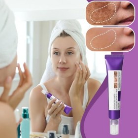 Lotion raffermissante pour les boutons - 20 g - Crème hydratante - Correction de la couleur - Pour hommes - Peau mature sous 