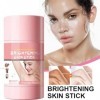 Bâton de peau éclaircissant, baume naturel pour le visage 30 g avec soin hydratant – Crème hydratante naturelle au format bro...