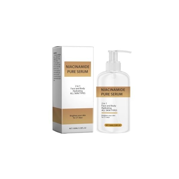 Solution ultime anti-âge éclaircissante visible avec des ingrédients naturels pour une peau améliorée [100 ml] VXj868 cafee,