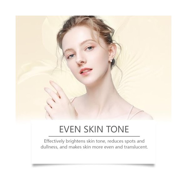 Solution ultime anti-âge éclaircissante visible avec des ingrédients naturels pour une peau améliorée [100 ml] VXj868 cafee,