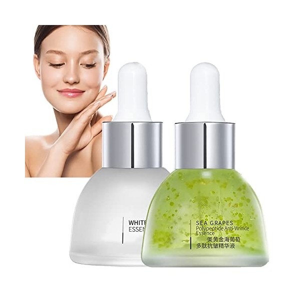 Lovelycat Lotion visage Sea Grape de Corée sea Grape skin Serum sea Grape Facial Serum hydratation hydratante rétrécissement ...