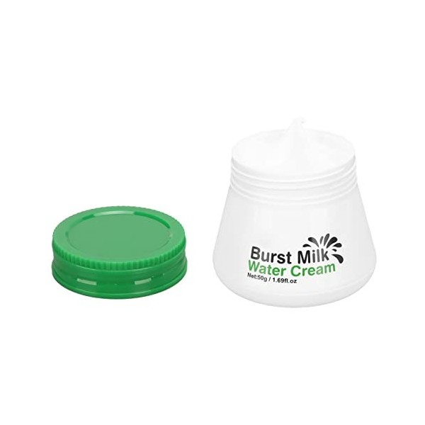 Crème pour le Visage au Lait de Chèvre, Hydratant Réparateur pour la Peau, éclaircissante et Hydratante, Facile à Appliquer p