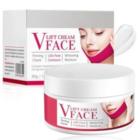 Crème Raffermissante & Repulpante Visage avec Crème Lifting Immediat, Cream Anti Rides Femme pour Contour du Visage, Éclat Ra...
