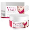 Crème Raffermissante & Repulpante Visage avec Crème Lifting Immediat, Cream Anti Rides Femme pour Contour du Visage, Éclat Ra...