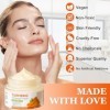 Crème Visage au Curcuma et à la Vitamine C, Crème au Anti Taches, Hydratant Anti-Âge, Cream Éclaircissante pour Les Taches Br