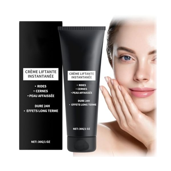 OIXYAZ Creme lifting immediat visage,lifting visage,30g,Crème liftante pour la peau, hydratante et adaptée à tous les types d