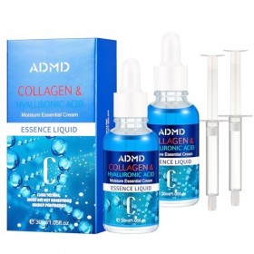 2 Pièces Serum Microneedling Professionnel 30ml Texture Légère Réduit Les Rides Raffermit Revitalise La Peau Hydrate Nourrit 