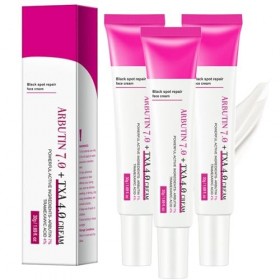 Alpha Arbutin Crème Visage Face,Arbutin 7%,Creme Eclaircissante Peau Noir Puissant, Even out Tone, Anti-Pigmentation, Black S...