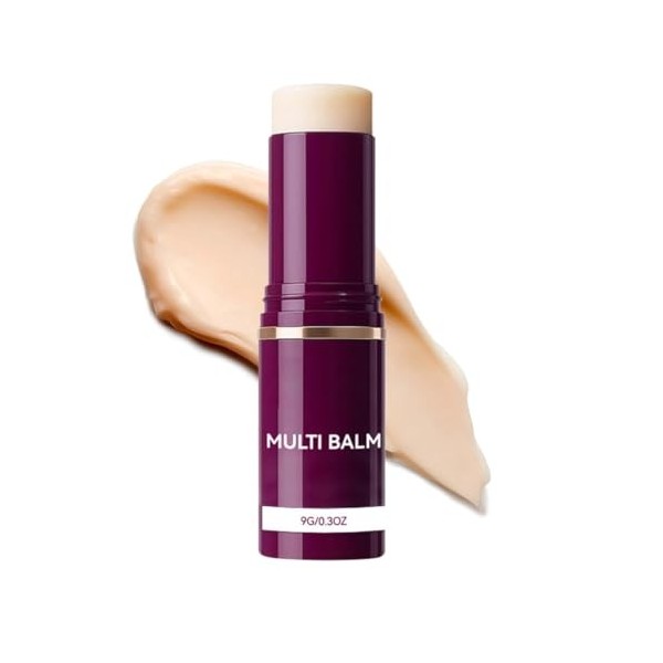 Teegxddy 1 PCS Calcium Multi Balm | Anti-âGe, Affaissement, Rides, Baume Multi-Vitaminé Au Calcium,CrèMe Réparatrice Et Hydra...