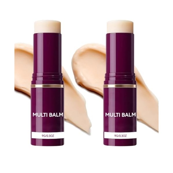 Teegxddy 1 PCS Calcium Multi Balm | Anti-âGe, Affaissement, Rides, Baume Multi-Vitaminé Au Calcium,CrèMe Réparatrice Et Hydra...