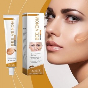 Crème Anti-Rides au Venin Dabeille, raffermissante anti-rides au dabeille, Cream Hydratante pour le Visage et le Cou Crème