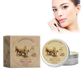 Pemarlis Beef Tallow Cream, Crème Hydratante pour Le Visage Au Suif, Réparer les peaux sèches et abîmées, Lotion naturelle à 