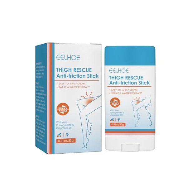 Okaywork Crème Anti-friction pour Les Cuisses, Anti Frottement Cuisse Creme, Anti Chafe Stick, Protection Contre Les Frotteme
