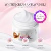 100g Crème Collagène Visage à la Bave d’Escargot – Crème Hydratante Visage Anti-Rides Femme, Soin Anti-Âge, Améliore l’Élasti...