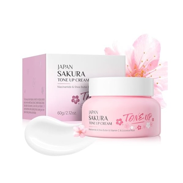 Sakura Essence Crème pour le visage, crème hydratante pour le visage, crème anti-rides avec hydratation intense, crème de jou
