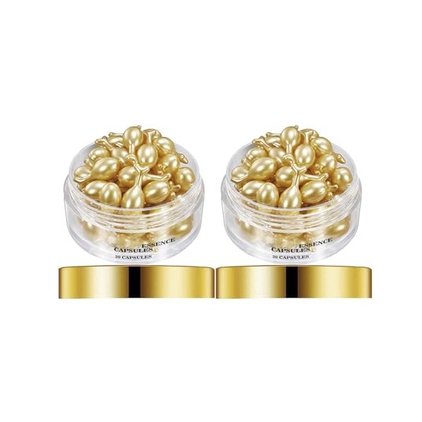 Capsules dessence anti-rides à lacide hyaluronique pour le sérum facial - Capsule anti-rides et anti-âge - Réduit les rides C...