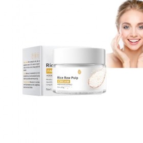 Hppsctink Crème de Riz pour le Visage, 50g Crème anti-rides à base de riz, Hydratation et Action en profondeur, Répare la Bar