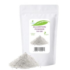 Allantoïne en Poudre - 50gr - Ingrédient Cosmétique - réputé pour ses propriétés kératolytiques, hydratantes, apaisantes et a...