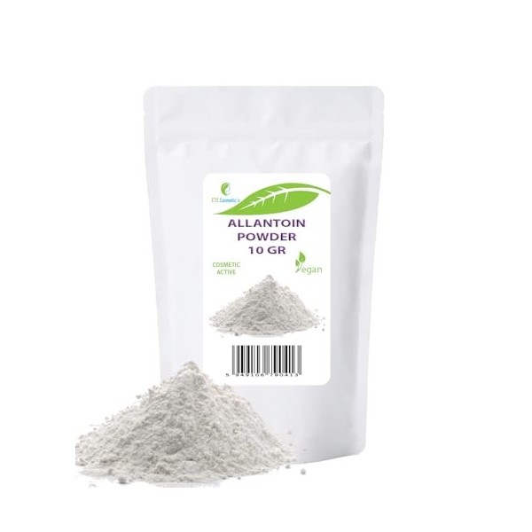Allantoïne en Poudre - 50gr - Ingrédient Cosmétique - réputé pour ses propriétés kératolytiques, hydratantes, apaisantes et a...