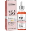 5 In 1 Facial Serum, 5 IN 1 Facial Serum, 5 IN 1 Anti-Aging Facial Serum,Advanced Collagen Boost Anti Aging Serum. 2pcs Crèm...