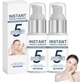 Creme Liftante Anti Rides Instantané 5 Secondes,Wrinkle Power,Roveaskin Creme Anti Rides Femme,2.5% Retinol Instant Firmly,In...