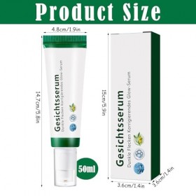 Capgoost Dark Spot Correcting Glow Sérum à la nicotinamide 50 ml, sérum hydratant pour le visage, éclaircissant les taches de