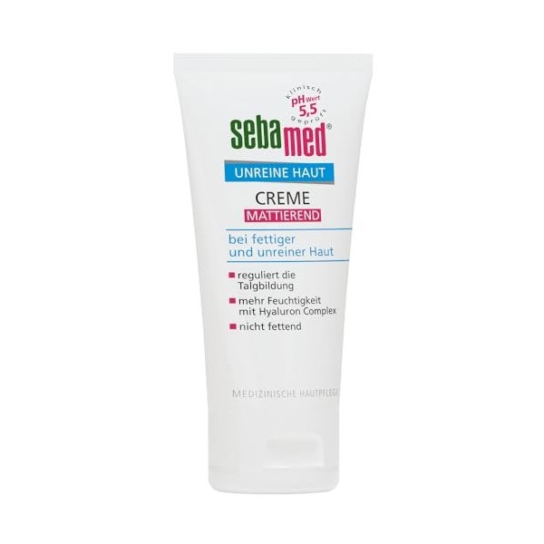 Sebamed Crème matifiante pour les peaux à imperfections, 50 ml