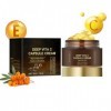 Capsule hydratante Deep Vitamine C Golden Capsule Face - Capsules anti-âge pour une peau rayonnante - Gel hydratant transpare