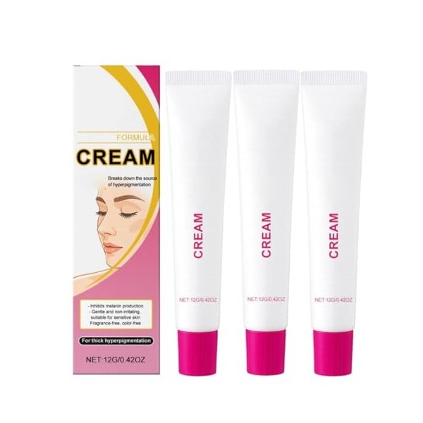 Arbutin Creme Anti tache Visage,Crème Eclaircissante Peau Noir Puissant,Creme Eclaircissante Parties Intimes,Even out Tone,An...