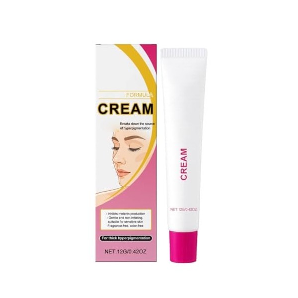 Arbutin Creme Anti tache Visage,Crème Eclaircissante Peau Noir Puissant,Creme Eclaircissante Parties Intimes,Even out Tone,An...