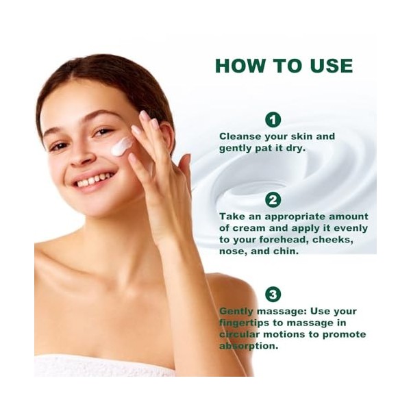 CrèMe Hydratante Apaisante, Hydratante, Anti-Rides Et Anti-âGe, Apaise Et RéPare La Peau, 50ml 1