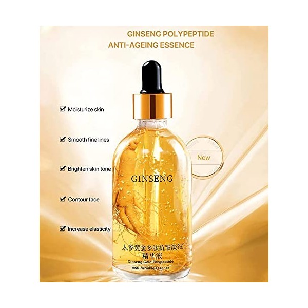 Ginseng Polypeptide Anti-Ageing Essence, Ginseng Gold Polypeptide Anti-Ageing Essence, Ginseng Essence Serum, Ginseng Serum f...