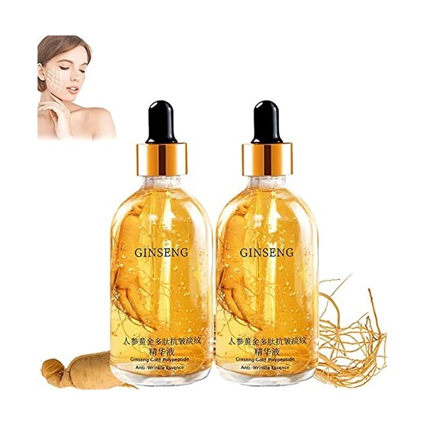Ginseng Polypeptide Anti-Ageing Essence, Ginseng Gold Polypeptide Anti-Ageing Essence, Ginseng Essence Serum, Ginseng Serum f...