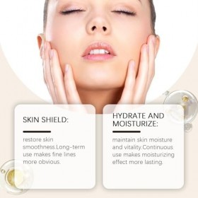 Crème pour le visage au curcuma à la vitamine C, crème hydratante éclaircissante naturelle pour les taches brunes, hyperpigme...