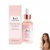 Sérum visage anti-âge 5 en 1, sérum raffermissant anti-rides pour améliorer lélasticité de la peau, améliorer lélasticité d C...