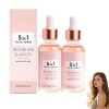 Sérum visage anti-âge 5 en 1, sérum raffermissant anti-rides pour améliorer lélasticité de la peau, améliorer lélasticité d C...