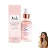 Sérum visage anti-âge 5 en 1, sérum raffermissant anti-rides pour améliorer lélasticité de la peau, améliorer lélasticité d C...