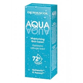 Dermacol Crème hydratante Aqua Aqua - Riche en crème hydratante pour une peau douce et éclatante, idéale pour un usage quotid