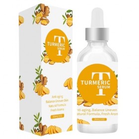 Huile Visage pour Femme,1 once. Huile de curcuma correcteur de taches foncées au curcuma naturel sûr pour le visage - Soin hy