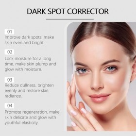 Sérum correcteur déclat pour le visage et le corps - Traitement de lhyperpigmentation au complexe de vitamine C, réparation C...