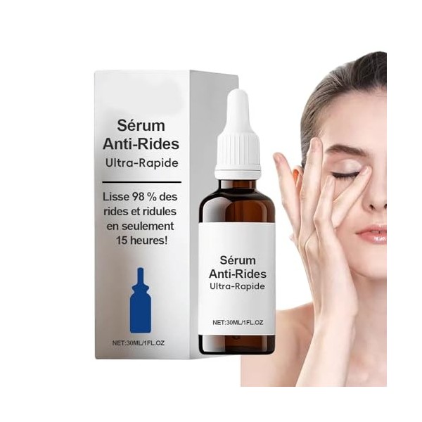 Huile de Raffermissement du Visage - 30ml Liquide Léger - Huile de Hydratation - Pour Femmes Hommes Peau Mixte Sensible Sèche