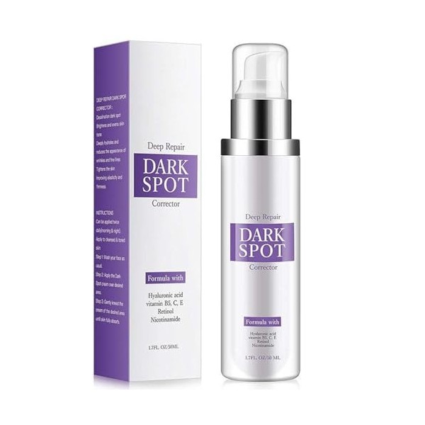 Dark Spot Correcting Glow Serum,Whitening and Freckle Removing Essence,Anti Spot Serum,Wrinkle Power,Dark Spots R𝐞mover for F...