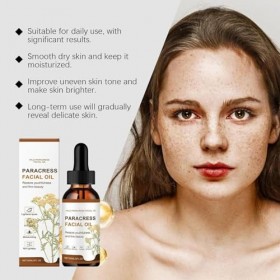 Paracress Facial Bio Oil,Huile Essentielle Hydratante Anti-âge Pour Réduire les Rides et Ridules,Sérum de Paracress pour le V...