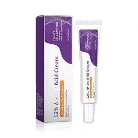 Crème anti-acné, formule à 12% dacide, soin ciblé pour le visage, élimine lacné et les taches brunes, contrôle les imperfec