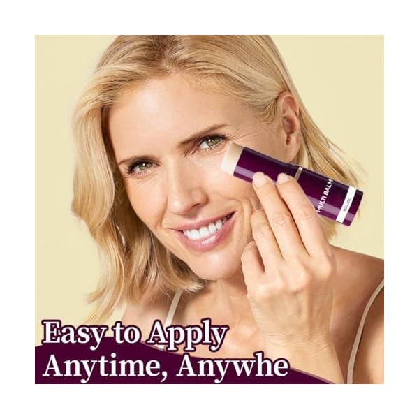 EIROVYA 1 PCS Calcium Multi Balm,Anti-âGe, Affaissement, Rides, Baume Multi-Vitaminé Au Calcium, CrèMe Réparatrice Et Hydrata