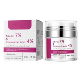 Arbutin 7 Tranexamic Acid 4 Cream, Alpha Arbutin Creme Tache De Rousseur, Alpha Arbutin Creme Eclaircissante Peau Noir Puissa...