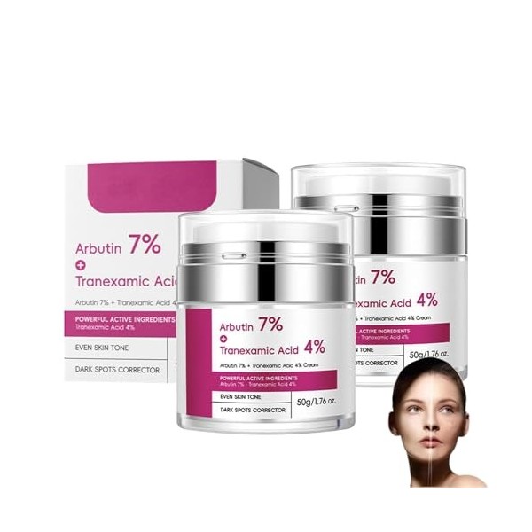 Arbutin 7 Tranexamic Acid 4 Cream, Alpha Arbutin Creme Tache De Rousseur, Alpha Arbutin Creme Eclaircissante Peau Noir Puissa