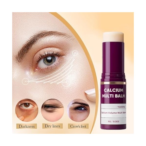 Calcium Multi Balm | Anti-âGe, Affaissement, Rides, CrèMe Réparatrice Et Hydratante Intensive, Baume Multi-Vitaminé Au Calciu