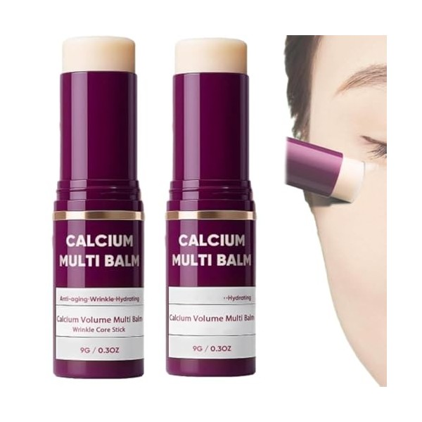 Calcium Multi Balm | Anti-âGe, Affaissement, Rides, CrèMe Réparatrice Et Hydratante Intensive, Baume Multi-Vitaminé Au Calciu