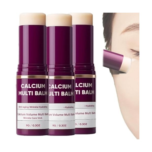 Calcium Multi Balm | Anti-âGe, Affaissement, Rides, CrèMe Réparatrice Et Hydratante Intensive, Baume Multi-Vitaminé Au Calciu...